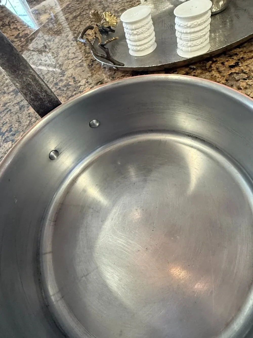 Baumalu Solid Copper Saucepan, 20cm / 8
